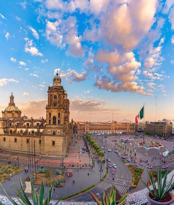 Central & Cozy Studio With Rooftop View 1 Mexico City Ngoại thất bức ảnh